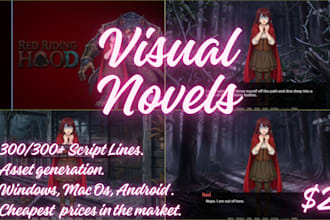 develop your 2d visual novel game using renpy
