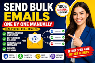 send emails manually one by one for better inbox delivery