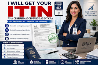 get your itin as a certified acceptance agent caa