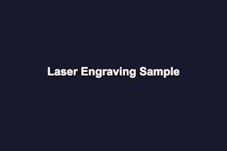 laser engrave or cut your custom design with a 60w co2 laser