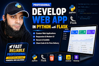develop web app in python with flask