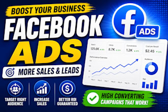 setup and manage facebook ads campaign for more leads and sales