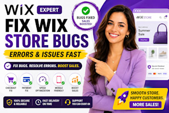 fix wix store bugs checkout errors payment issues  boost sales fast