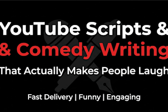 write your youtube scripts