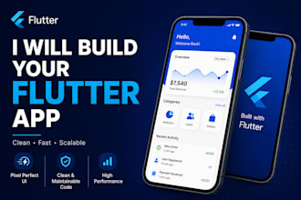 build a flutter mobile app for ios and android