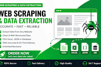 do python web scraping and data extraction
