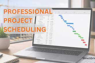 create professional ms project schedules and gantt charts
