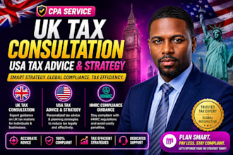 provide UK tax consultation USA tax advice strategy hmrc compliance guidance