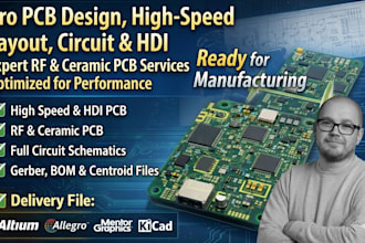 pcb schematic circuit board layout design ceramic pcb, hdi pcb, rf pcb design