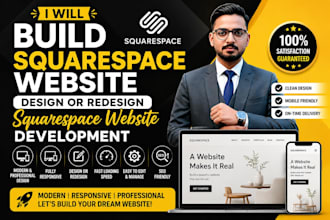 develop squarespace website for you