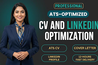 write professional ats resume and linkedin SEO