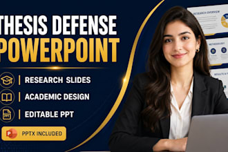 design thesis defense powerpoint and academic research presentation slides