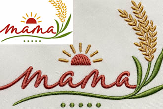 create ultra realistic embroidery stitch and mockup