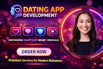 build dating app, chat app, social media app with ai, swift kotlin flutter