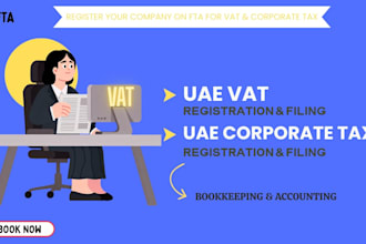 do your uae vat and corporate tax registration and filing