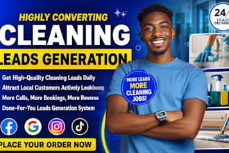 generate 100 gutter cleaning leads carpet cleaning leads window cleaning leads