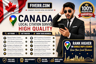 create accurate canadian local citations for google maps SEO