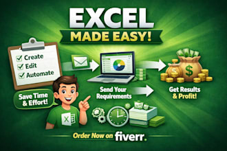 create professional excel templates, dashboards, and automated spreadsheets
