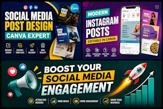 design canva social media posts carousel and ad templates