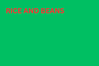 cook rice and beans