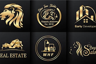 logo design, with complete branding kit and brand identity