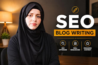 write SEO optimized blog posts and articles
