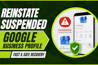 reinstate suspended google business profile