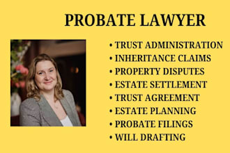 handle probate, trusts, property disputes, and estate administration matters