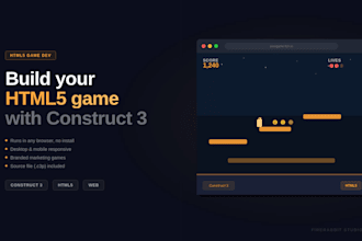 develop your HTML5 browser game with construct 3