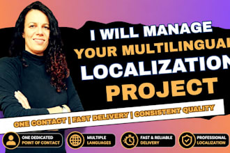 handle your multilingual localization project professionally