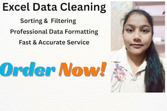 do excel data cleaning, formatting, and duplicate removal