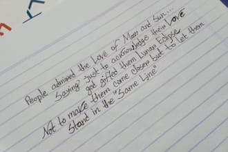 handwrite notes and messages