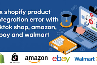 fix shopify tiktok shop product sync and integration errors