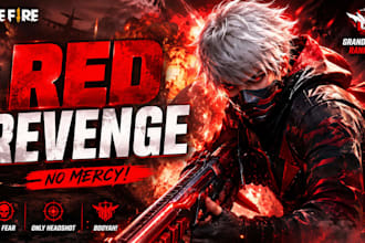 professional gaming youtube thumbnail design