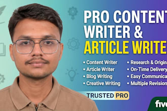 do content writing which I am good in it articles and blogs
