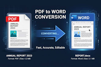convert PDF to word document accurately and fast