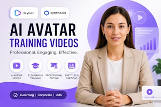 create ai avatar training videos