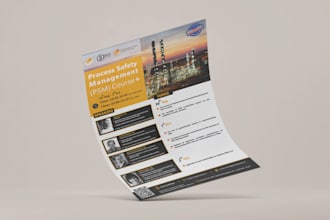 design modern flyer or promotional poster