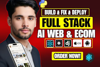 fix ai websites, ecommerce websites, and business software