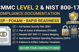 prepare cmmc level 2 compliance documentation for dod contractors fast