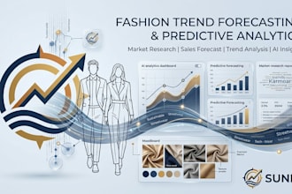 deliver fashion trend forecasting, market research, predictive analytics report