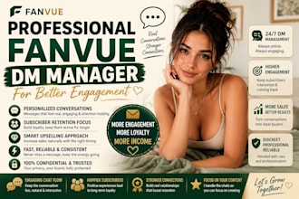 professional fanvue dm manager for better engagement