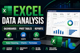perform excel data analysis and reporting