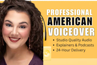 record american accent voiceover for your financial explainer video or podcast
