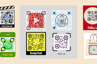 create professional custom qr code with logo in 2 hours