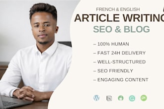write french SEO article, blog post as virtual assistant