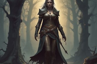 do fantasy acharacter , fantasy, and horror character art