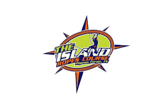 make island ropes course logo for the island in pigeon forge