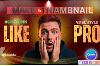 design high CTR youtube thumbnails for your videos