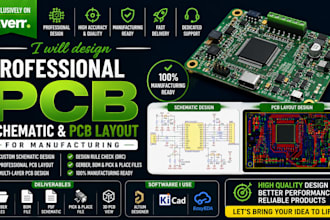 design professional pcb schematic and pcb layout for manufacturing